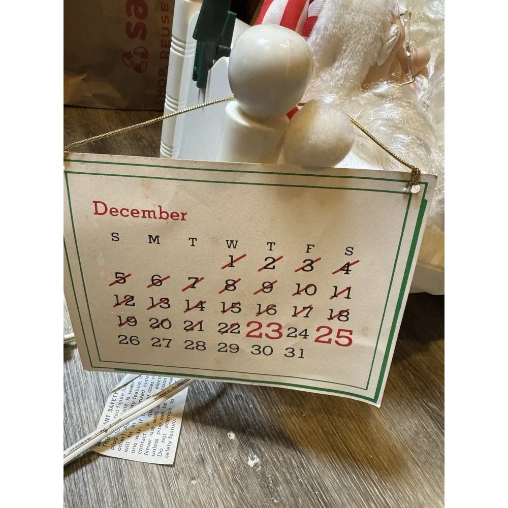 Motion‎ Santa Animated Electronic Snoring Whistling Christmas Animated Display
